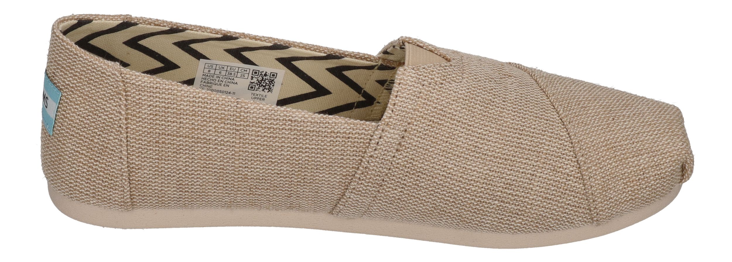 TOMS Damenschuhe - ALPARGATA 10018279 - natural undyed heritage
