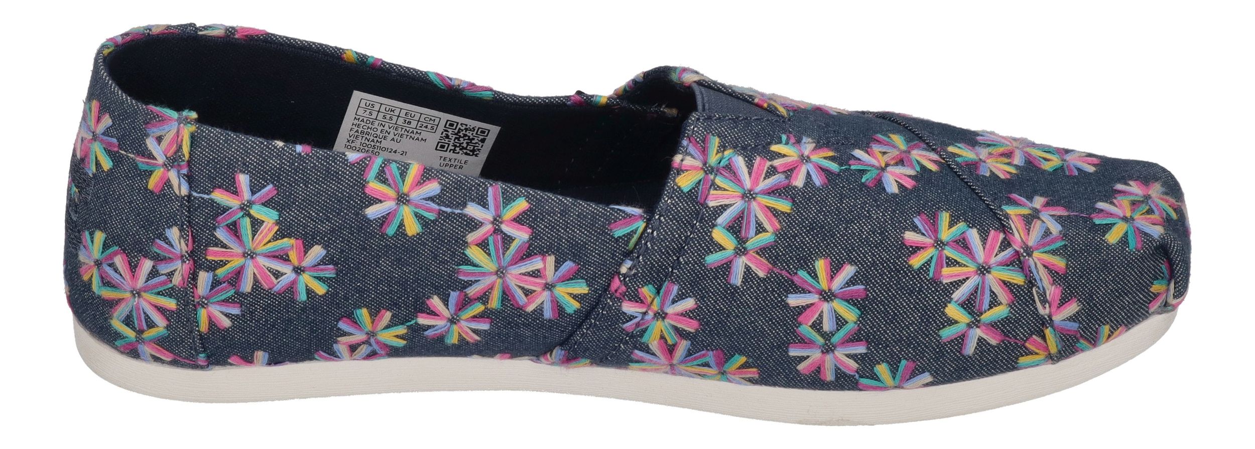 TOMS Damenschuhe - ALPARGATA 10020650 - navy floral