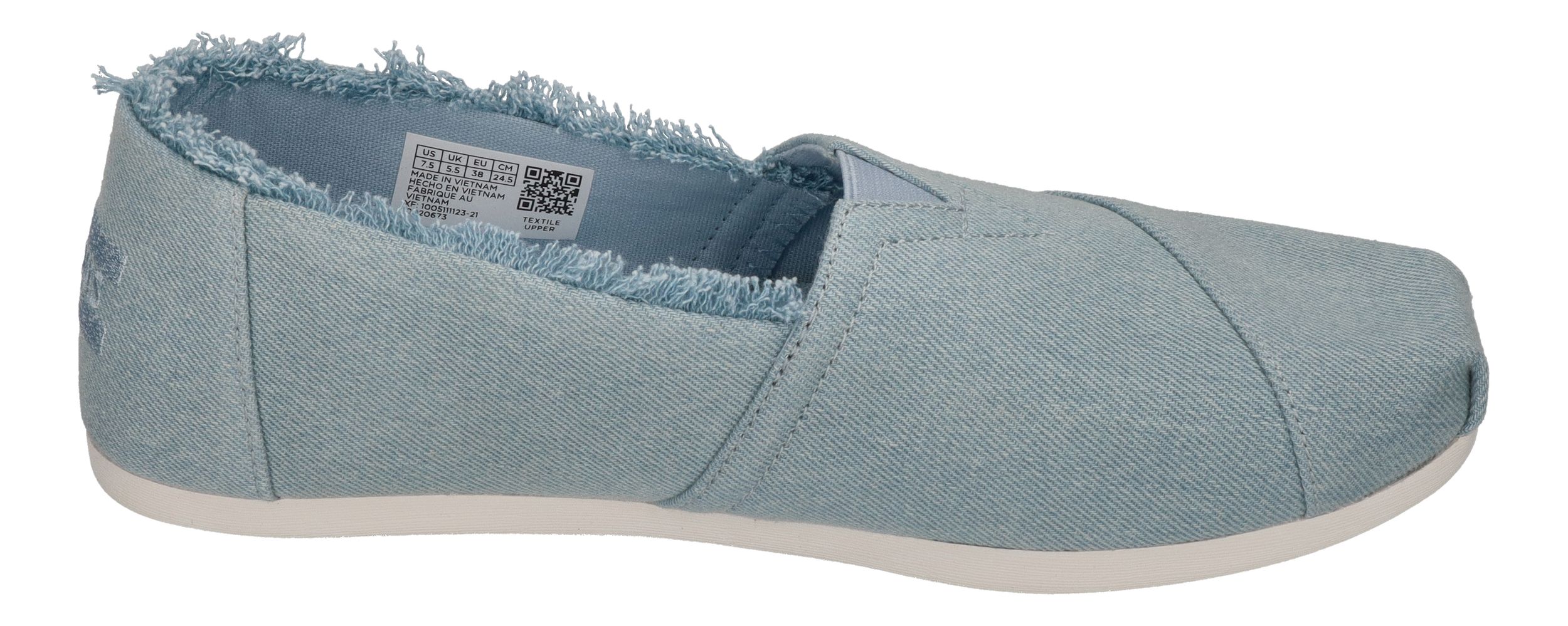 TOMS Damenschuhe - ALPARGATA 10020673 - light blue denim