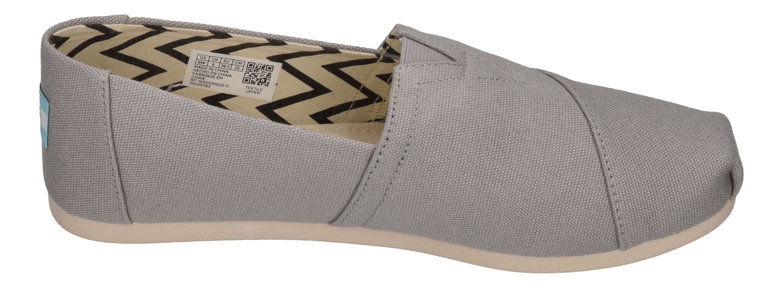 TOMS Damenschuhe - ALPARGATA 10020793 - drizzle grey