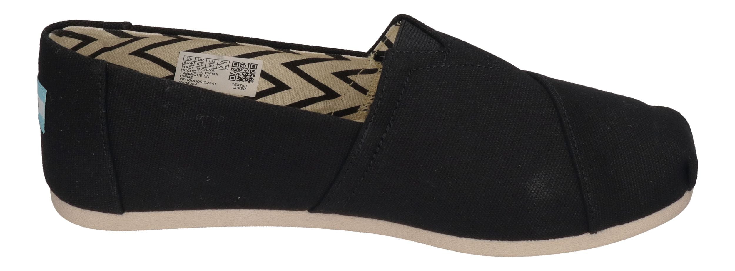 TOMS Damenschuhe - ALPARGATA WIDE 10018284 - black white
