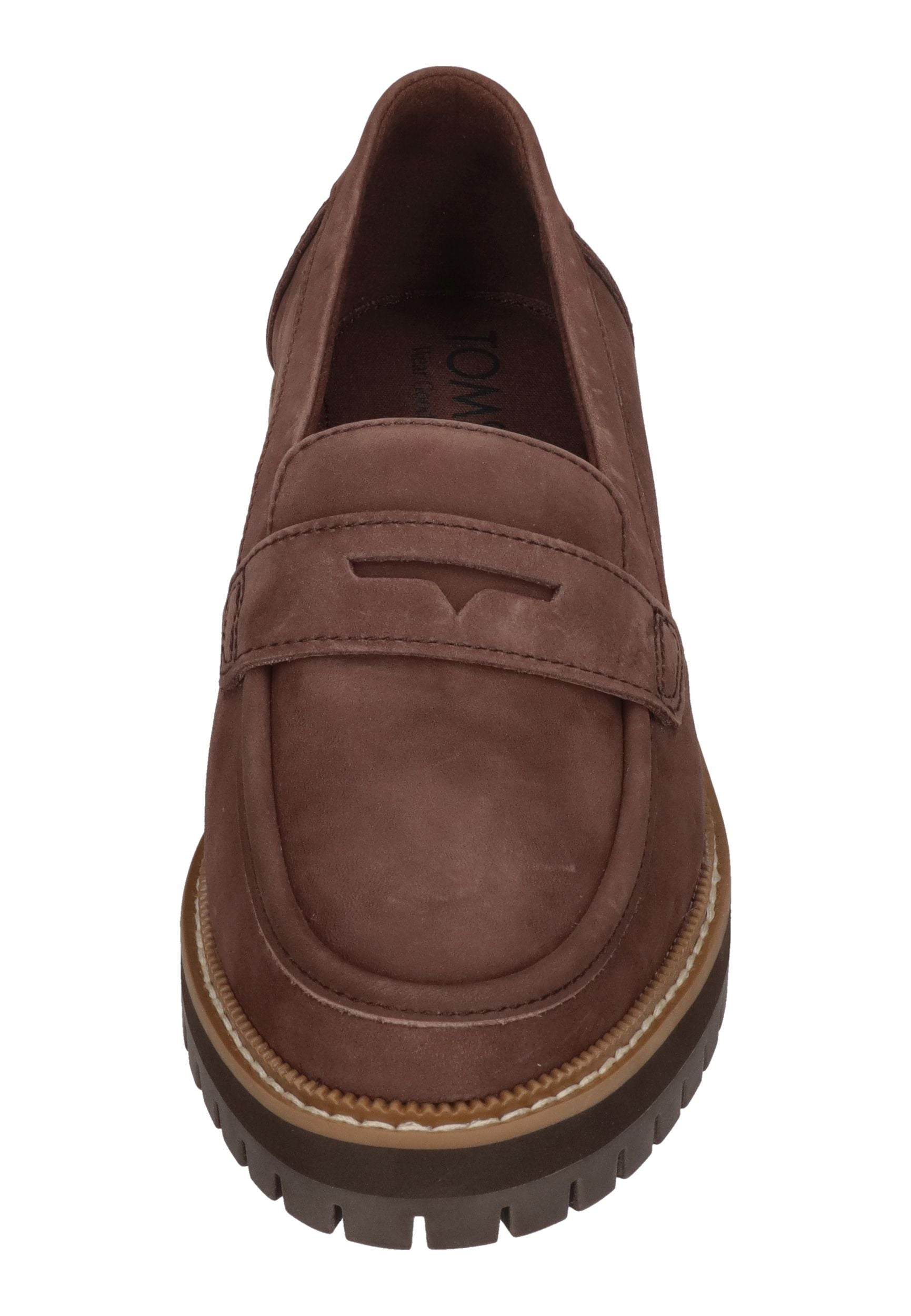 TOMS Damenschuhe CARA WIDE LOAFER  10022597 oak brown