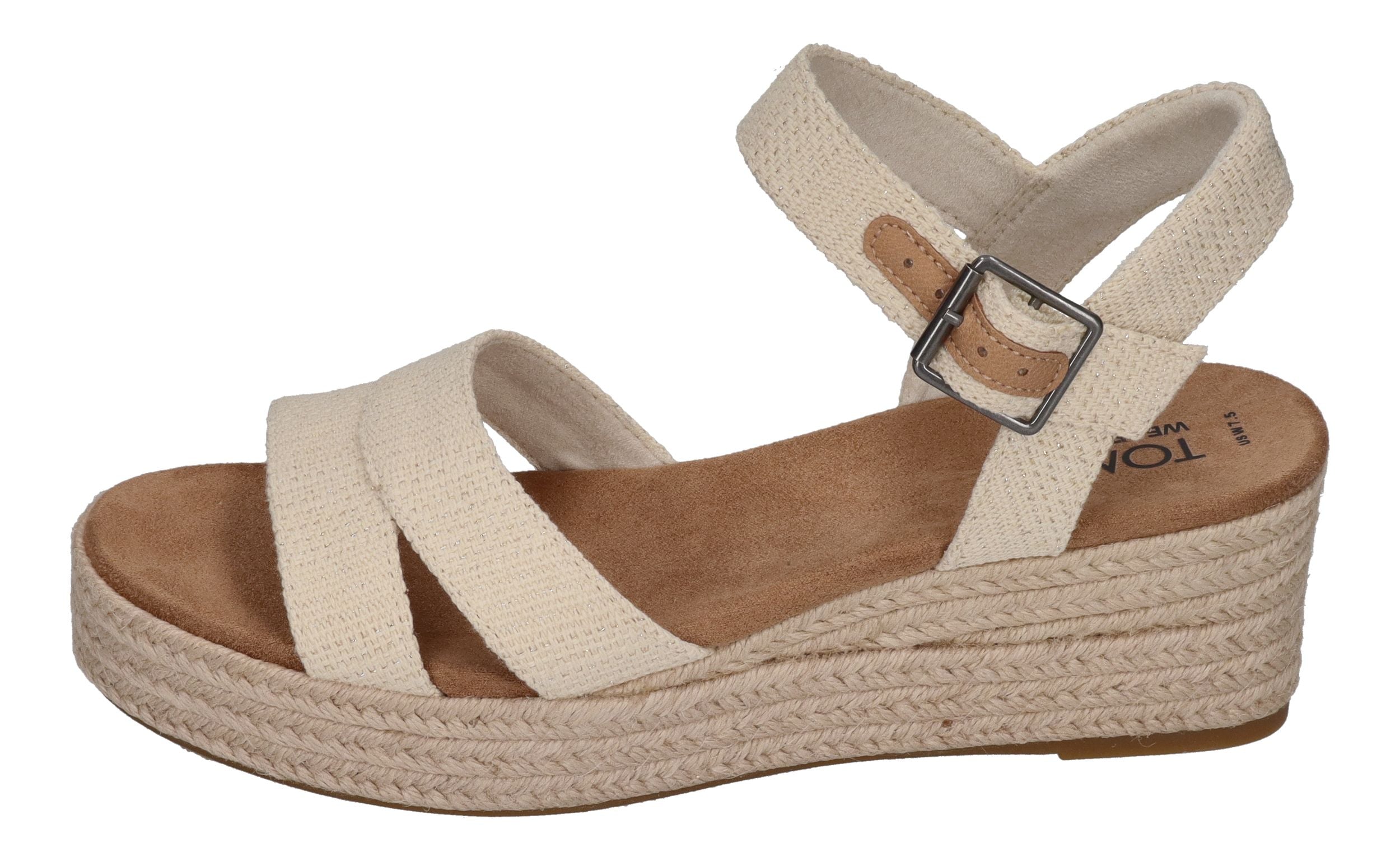 TOMS Damenschuhe Sandalen - AUDREY 10020758 - natural