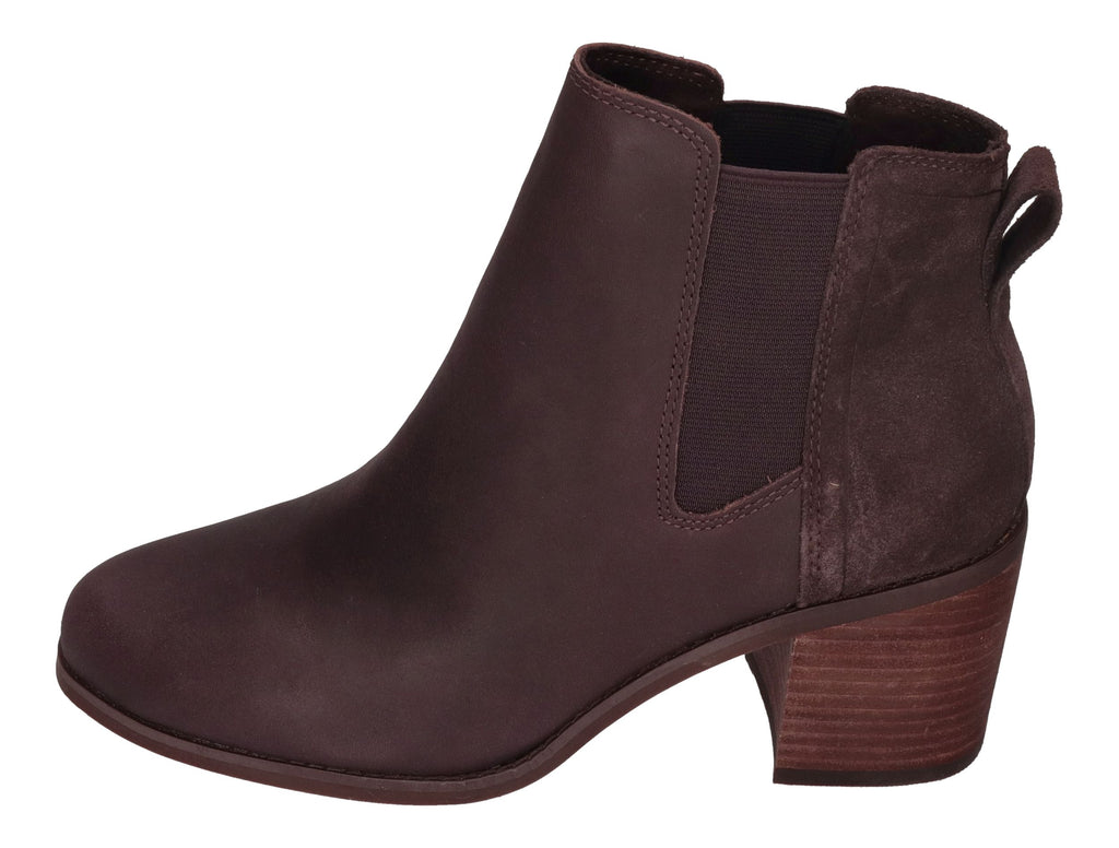 TOMS Damenschuhe - Stiefeletten EVELYN CHELSEA 10021334 - blackberry