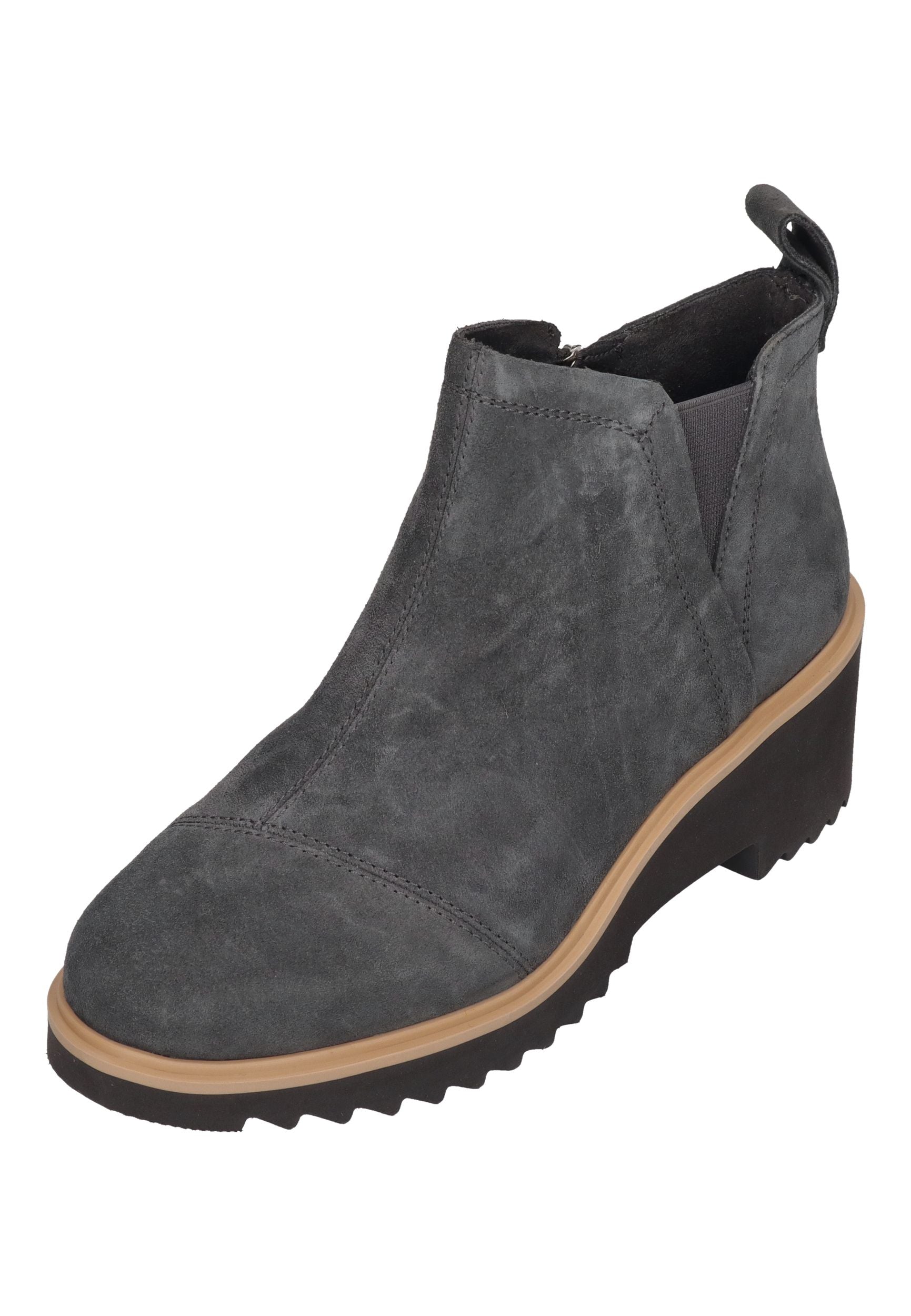 TOMS Damenschuhe Stiefeletten MAUDE 10020234 forged iron suede
