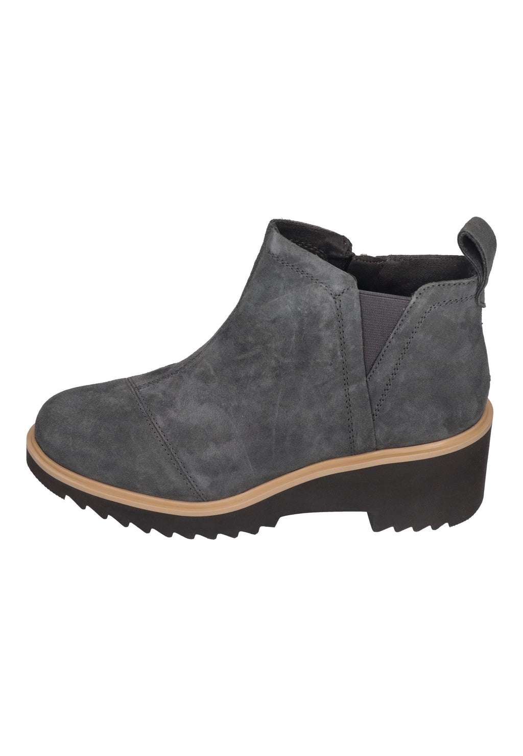 TOMS Damenschuhe Stiefeletten MAUDE 10020234 forged iron suede