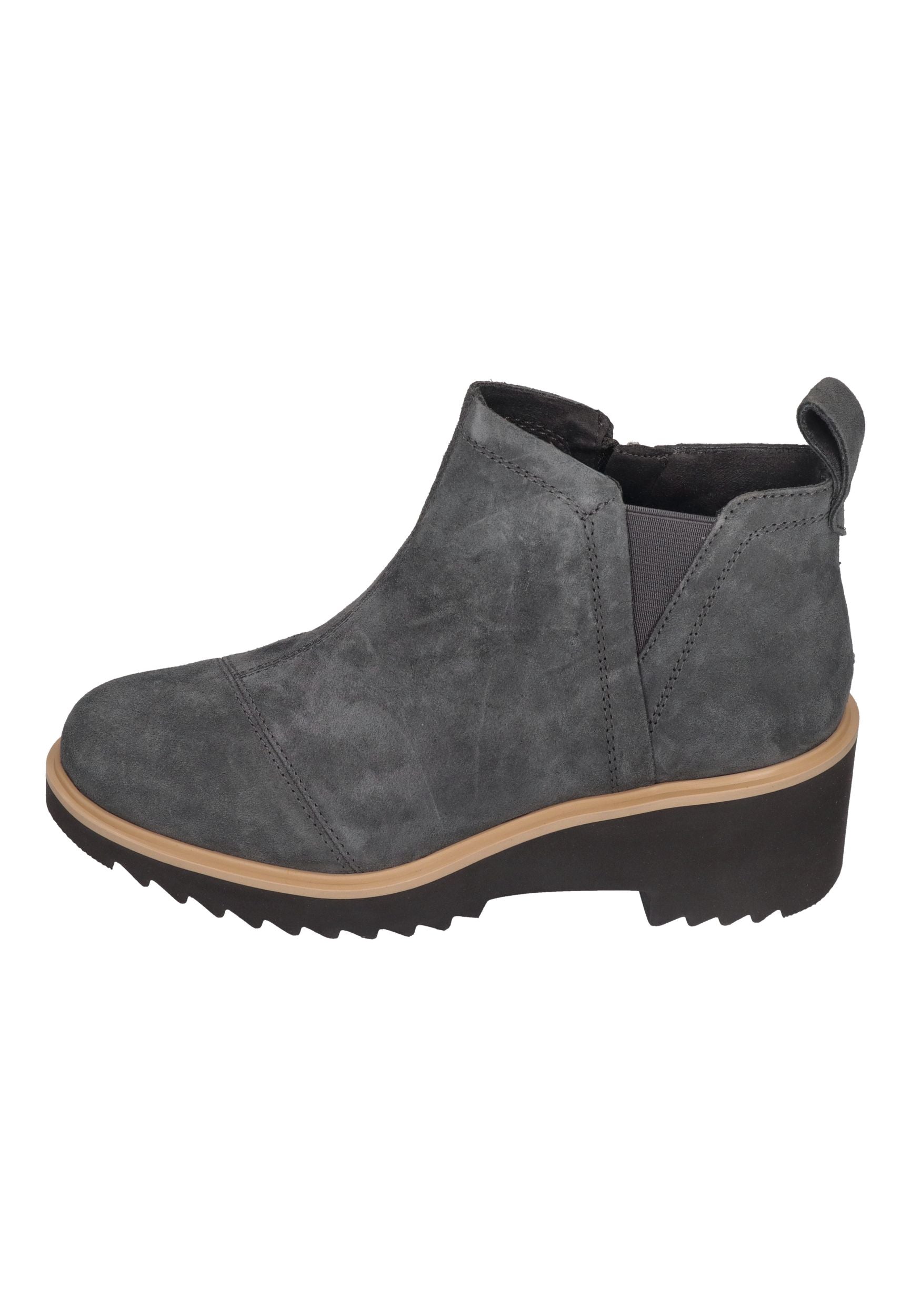 TOMS Damenschuhe Stiefeletten MAUDE 10020234 forged iron suede