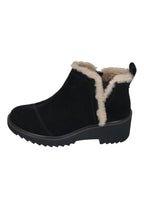 TOMS Damenschuhe Stiefeletten MAUDE FAUX 10022556 black suede