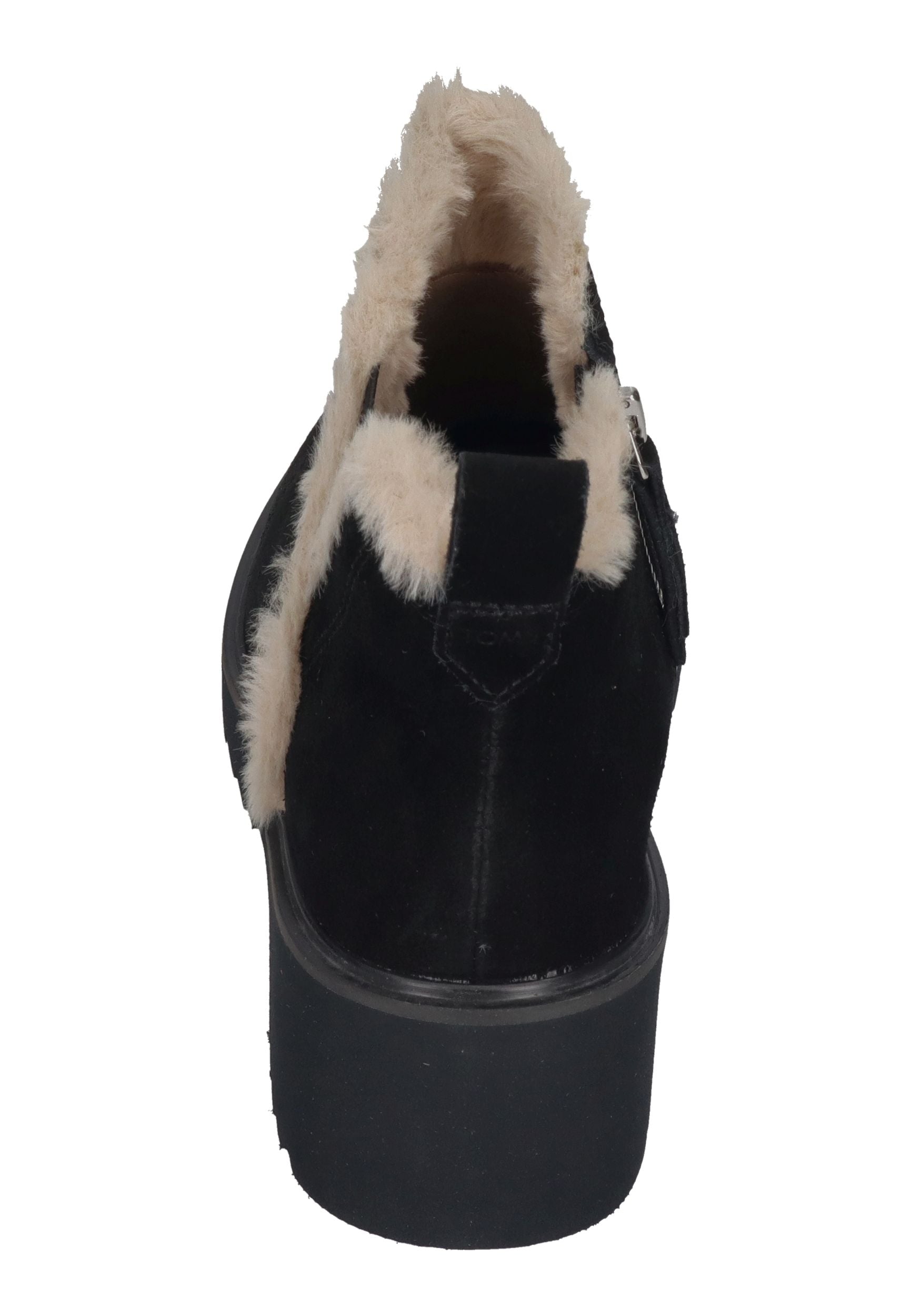 TOMS Damenschuhe Stiefeletten MAUDE FAUX 10022556 black suede