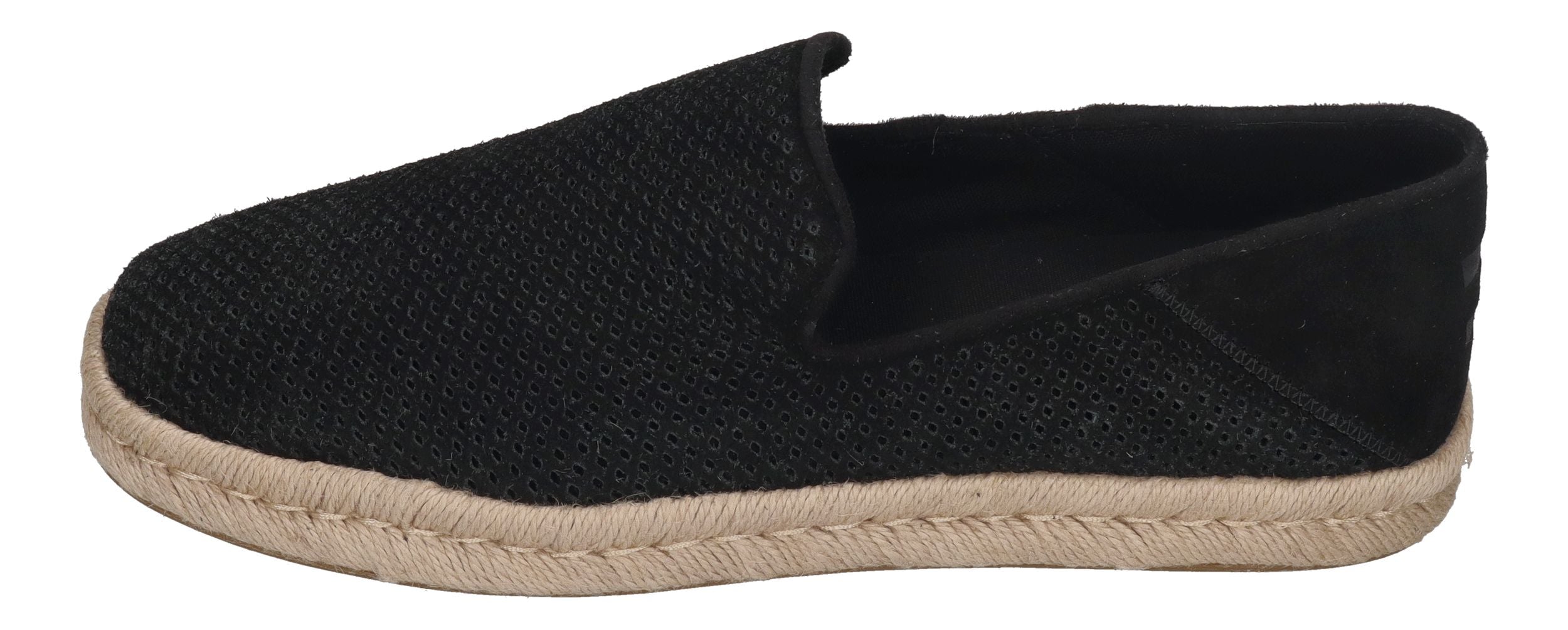 TOMS Herren Espadrilles SANTIAGO 10021909 - black dp suede