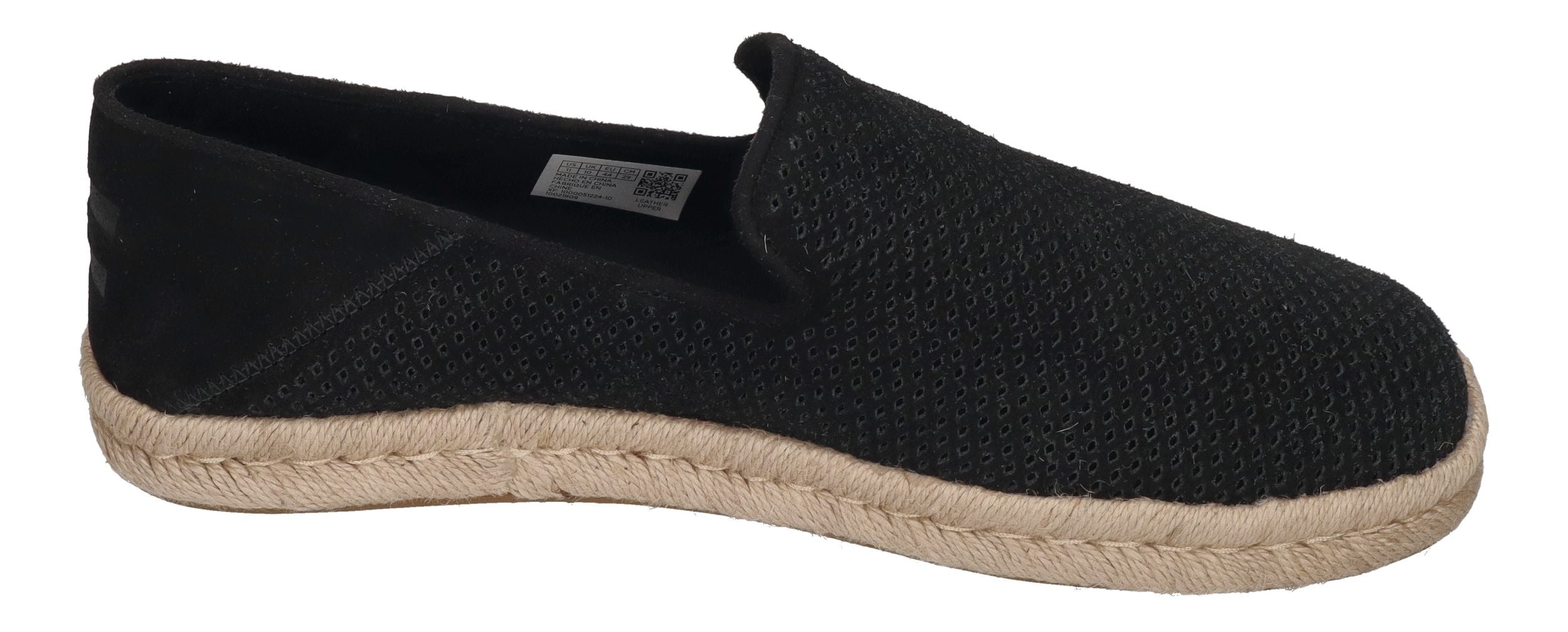 TOMS Herren Espadrilles SANTIAGO 10021909 - black dp suede