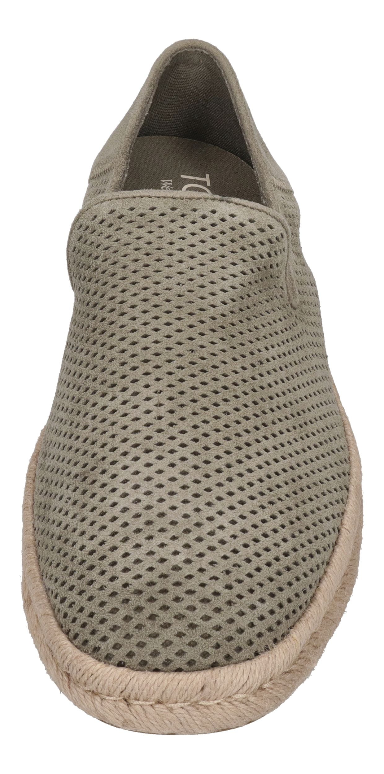 TOMS Herren Espadrilles SANTIAGO 10022203 - vetiver grey dp suede