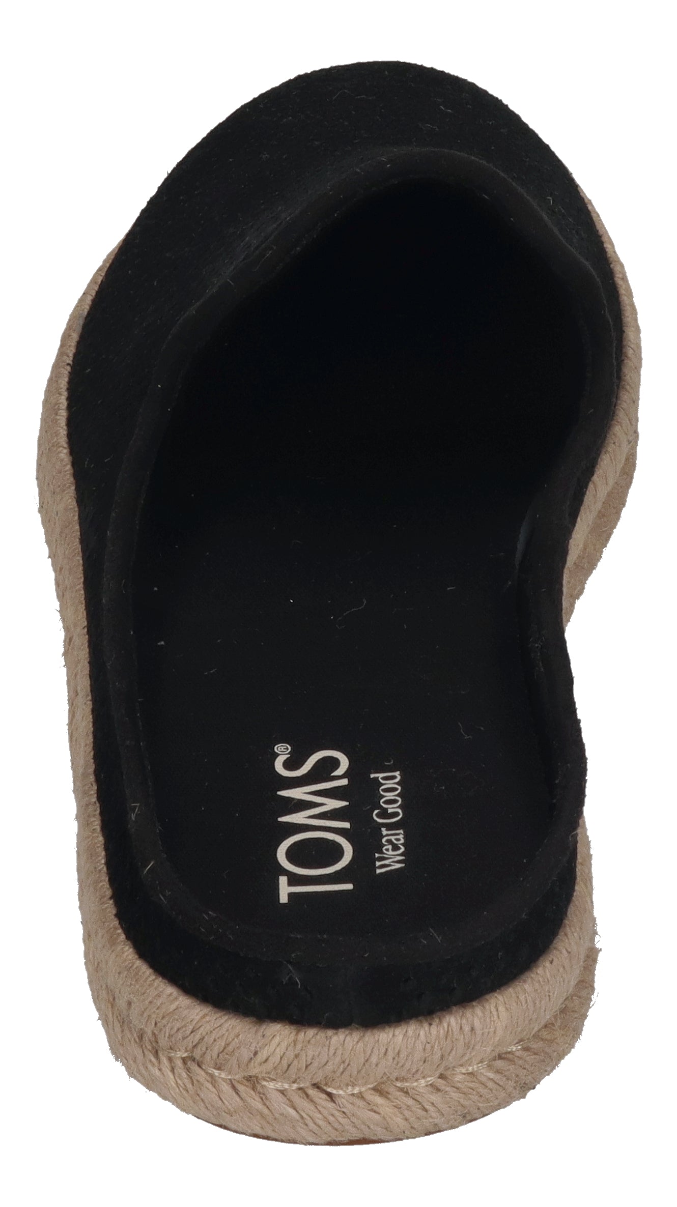 TOMS Herren Espadrilles SANTIAGO MULE 10021892 - black dp suede