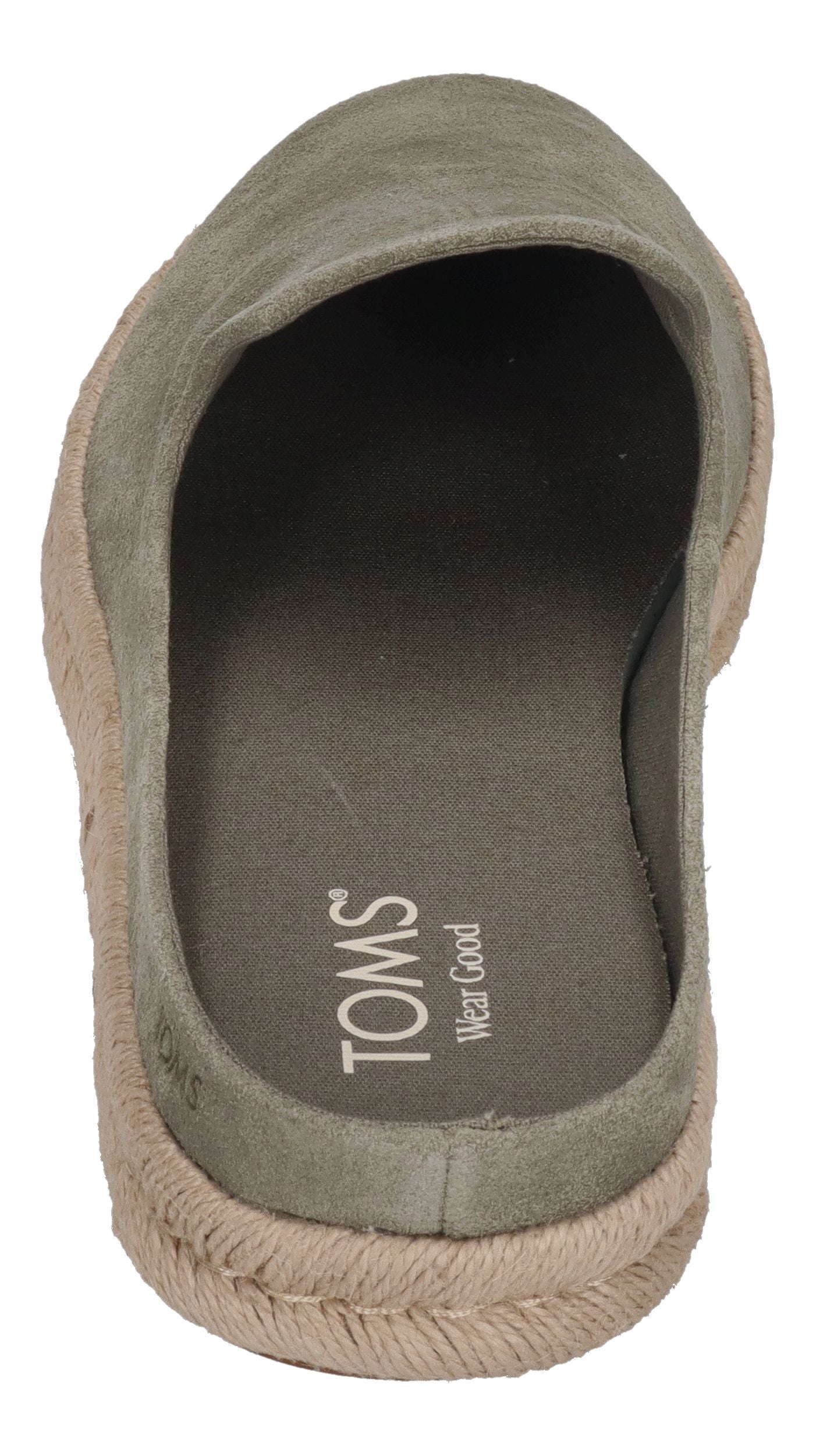 TOMS Herren Espadrilles SANTIAGO MULE 10021897 - vetiver grey suede