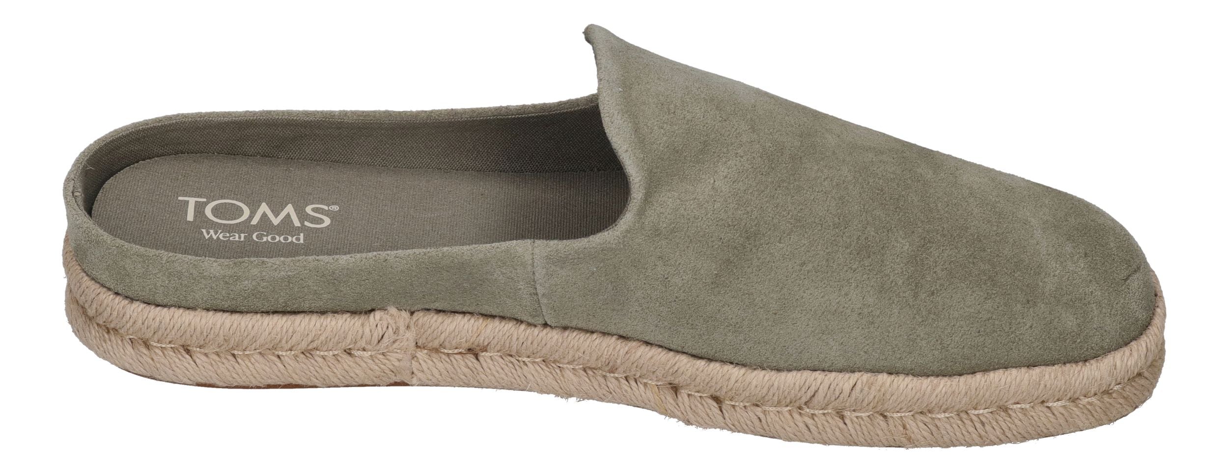 TOMS Herren Espadrilles SANTIAGO MULE 10021897 - vetiver grey suede