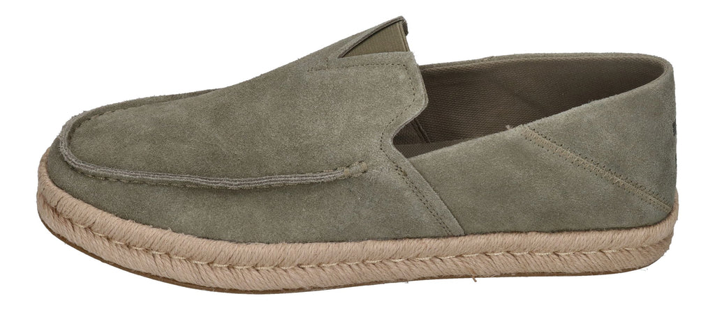 TOMS Herrenschuhe ALONSO LOAFER ROPE 10020874 - olive suede