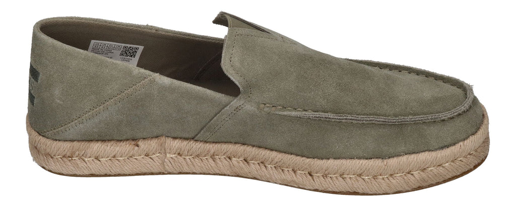 TOMS Herrenschuhe ALONSO LOAFER ROPE 10020874 - olive suede