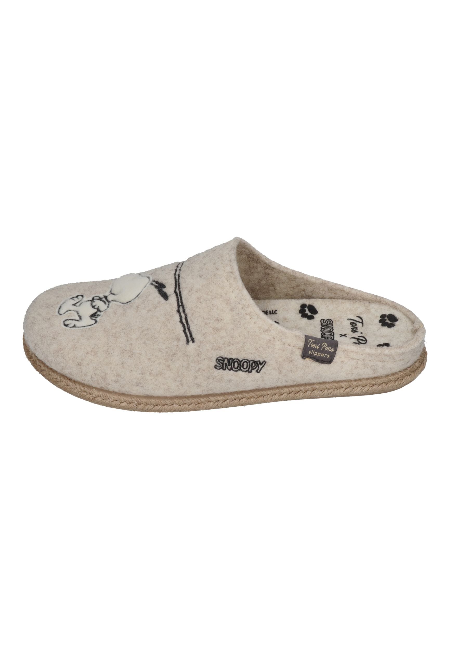 TONI PONS X SNOOPY Damenschuhe Hausschuhe SNOOPY CRU