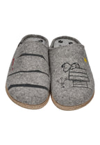 TONI PONS X SNOOPY Herrenschuhe Hausschuhe CHARLIE GRIS