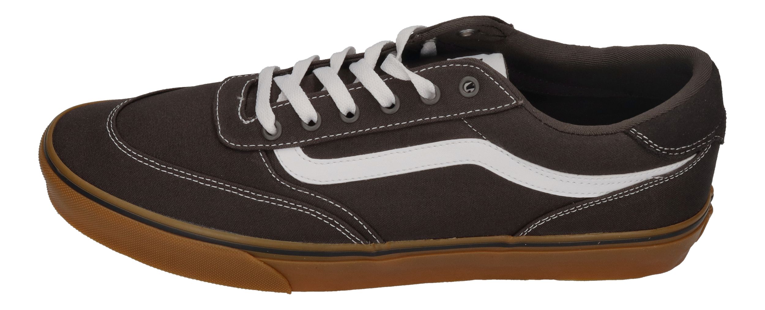 VANS in Übergrößen - BROOKLYN LS Canvas - gum turkish coffee
