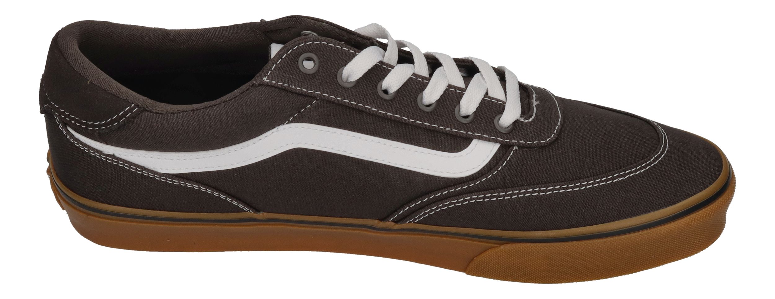 VANS in Übergrößen - BROOKLYN LS Canvas - gum turkish coffee