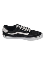 VANS in Übergrößen - BROOKLYN LS Suede Canvas - black white