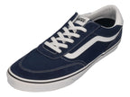 VANS in Übergrößen - BROOKLYN LS Suede/Canvas - dress blues