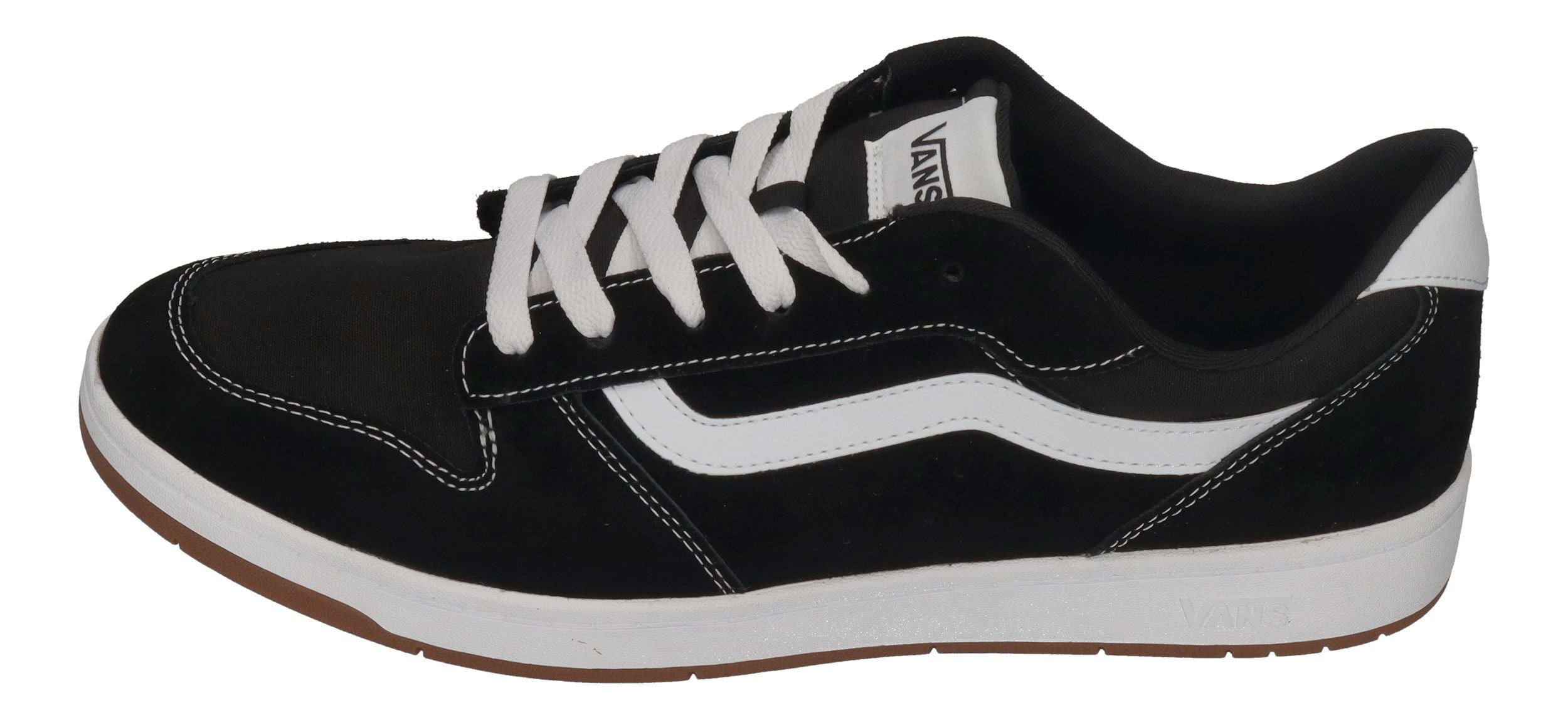VANS in Übergrößen RYLAND LS Suede Canvas Black White