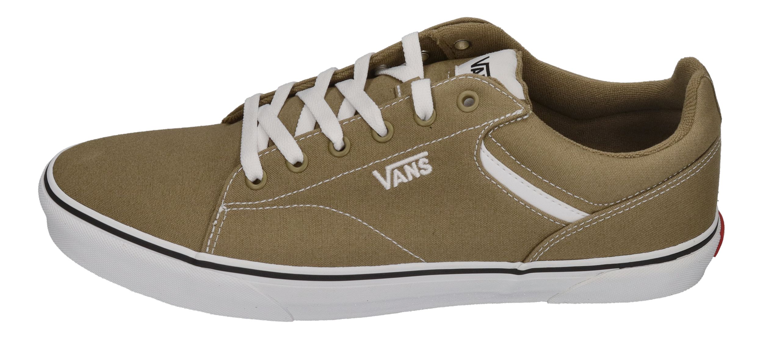 VANS in Übergrößen Skater SELDAN CANVAS olive white