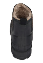 VERBENAS Damen Gummistiefel - LUA MATE COMBI FUR - black sand leo