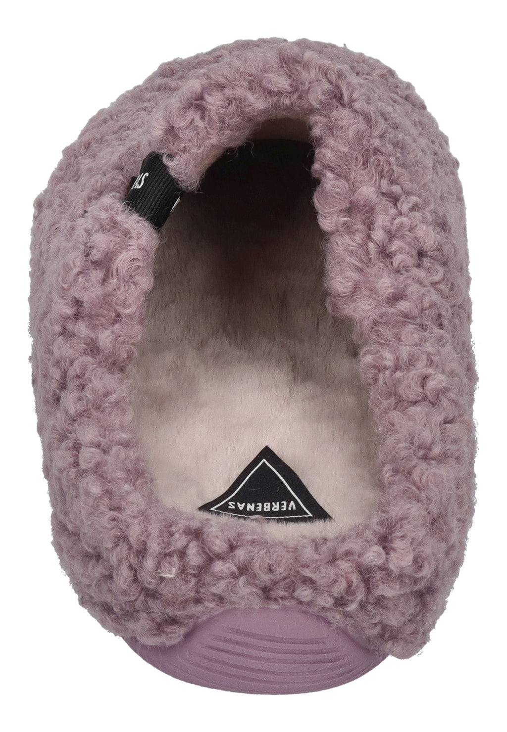 VERBENAS Damen Hausschuhe - YORK CURLY - lila