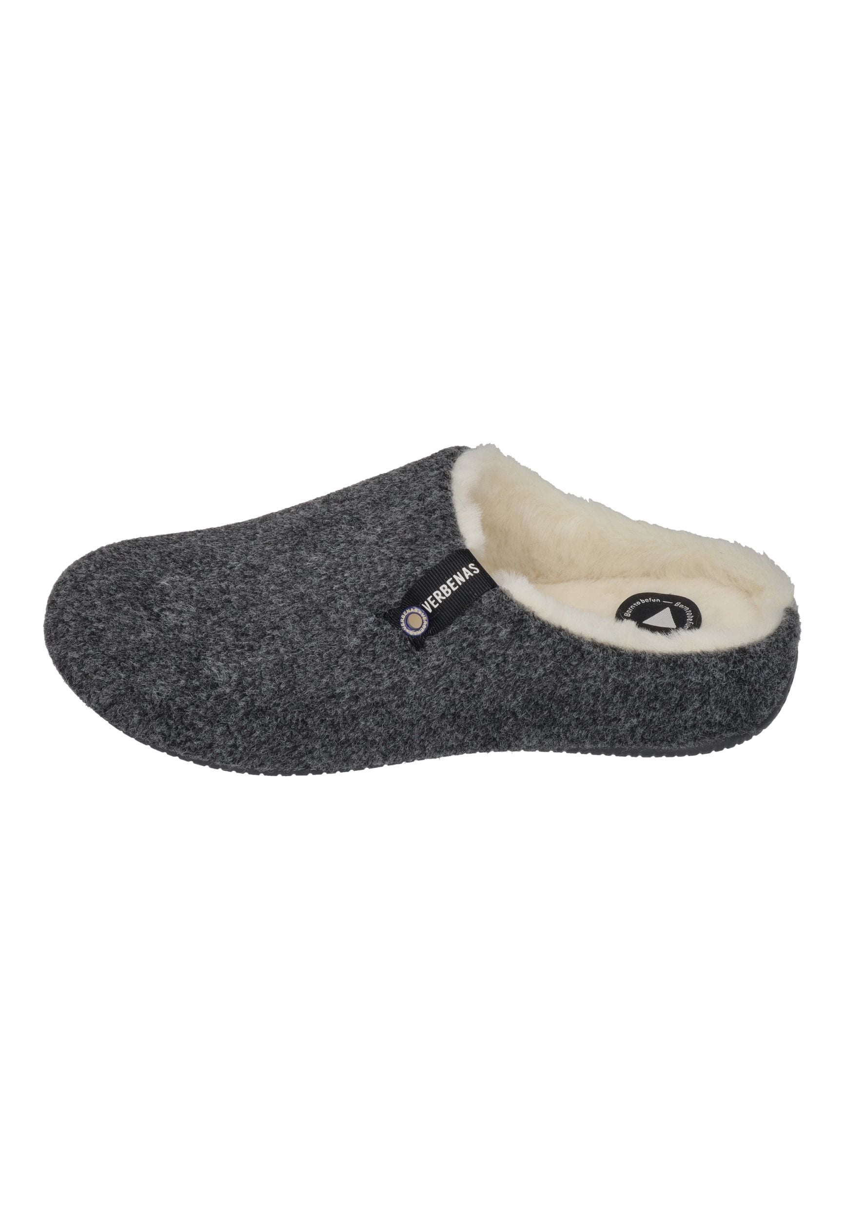 VERBENAS Damen Hausschuhe - YORK PICOS PET - antracita