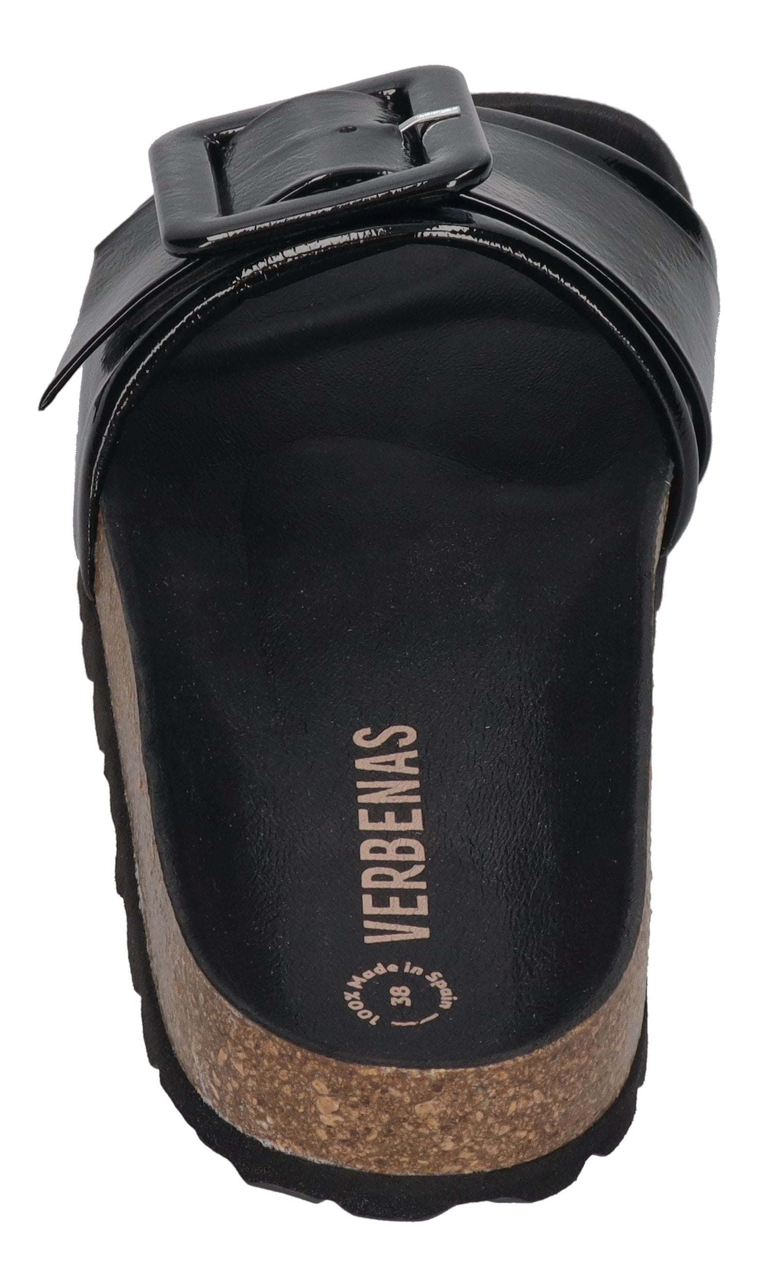 VERBENAS Damen Pantoletten - REIKO lak - negro