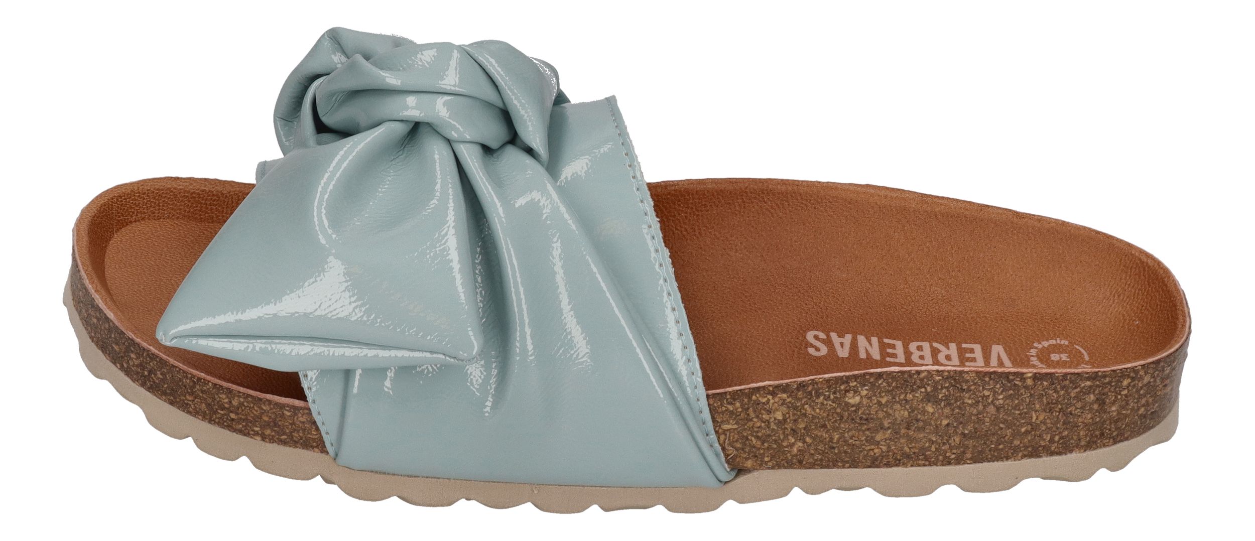 VERBENAS Damen Pantoletten - ROXY lak - aqua