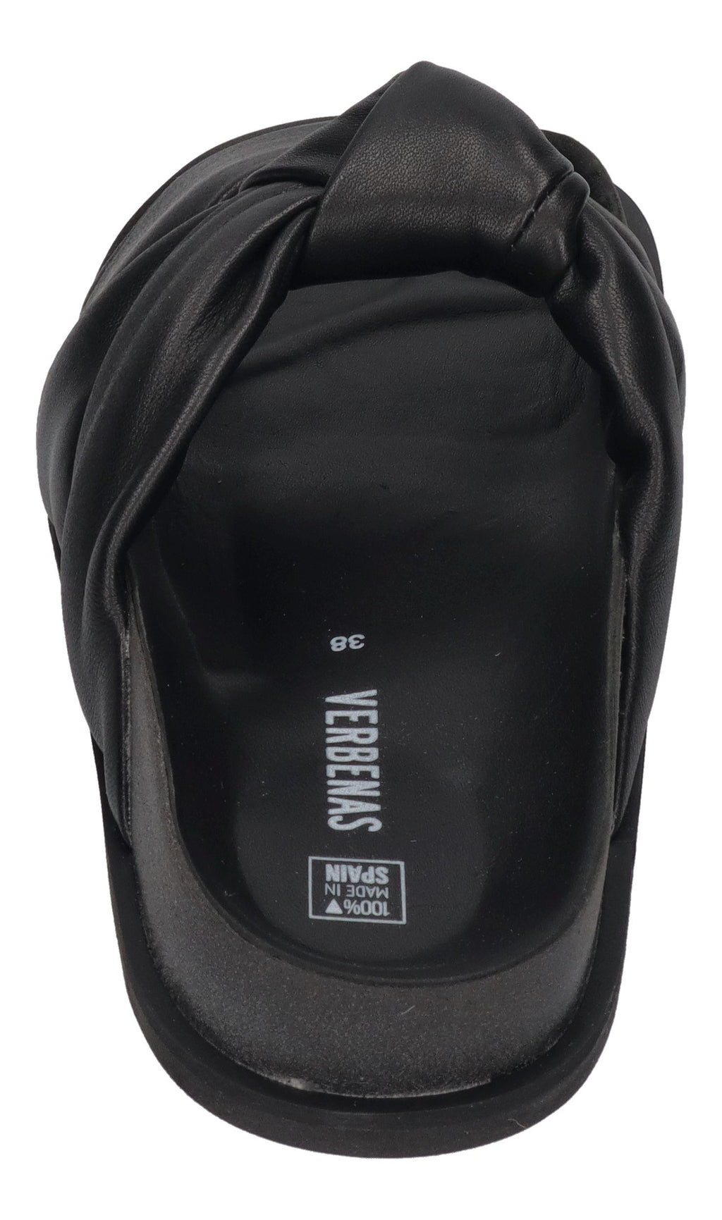 VERBENAS Damen Pantoletten - TRINITY ecobrush - negro