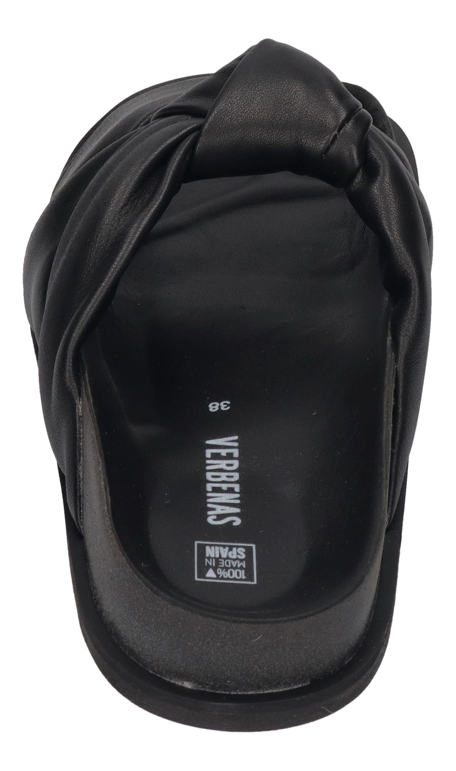 VERBENAS Damen Pantoletten - TRINITY ecobrush - negro