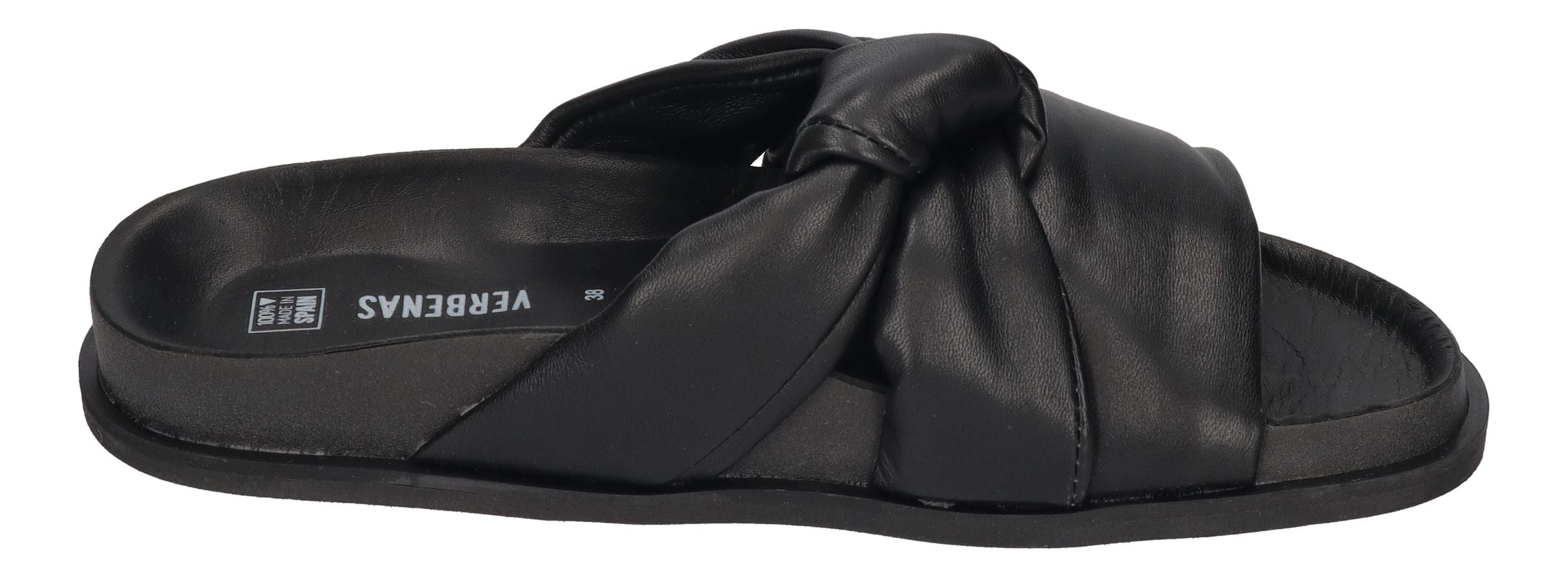 VERBENAS Damen Pantoletten - TRINITY ecobrush - negro