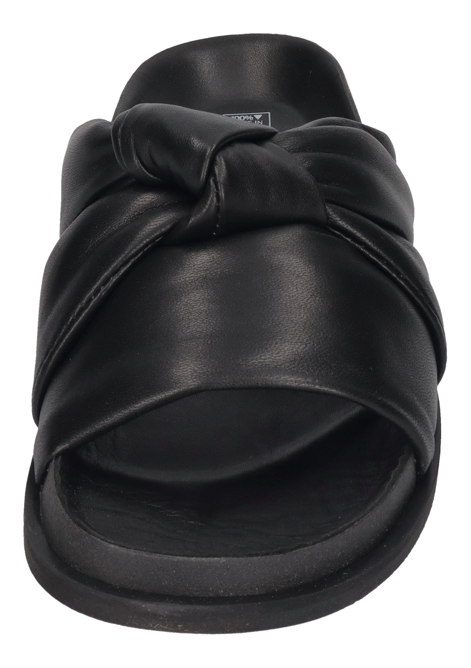 VERBENAS Damen Pantoletten - TRINITY ecobrush - negro