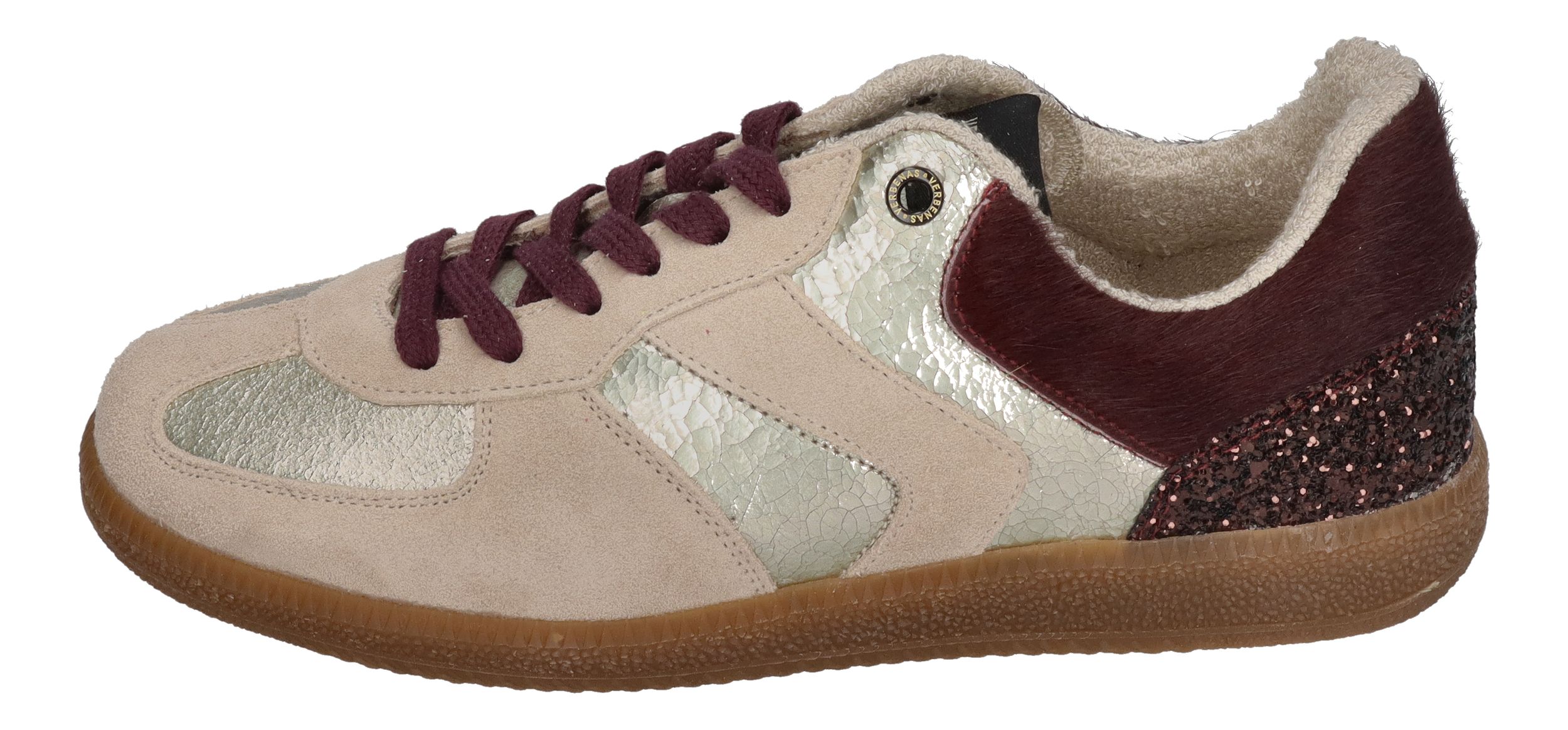 VERBENAS Damen Sneakers SORA FANTASY oro crudo vino