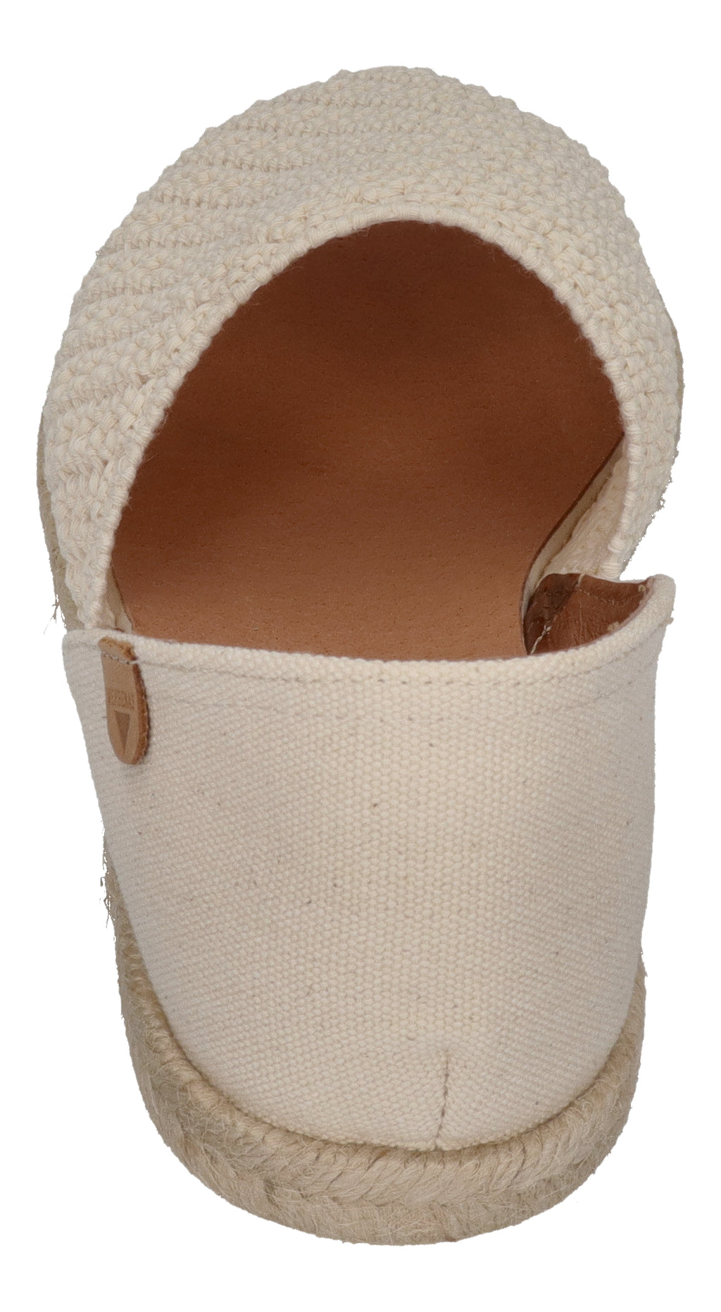 VERBENAS Damenschuhe Espadrilles CARMEN Ganchillo Canvas - crudo