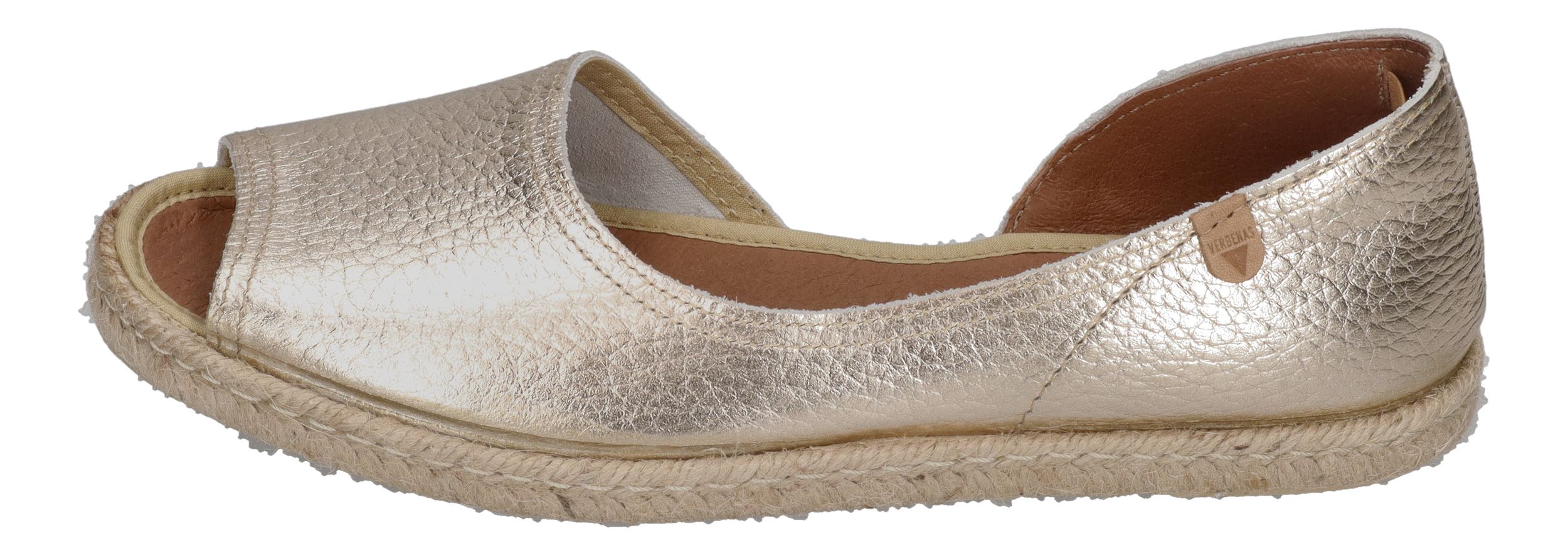 VERBENAS Damenschuhe Espadrilles CRUZ nucleo metal oro