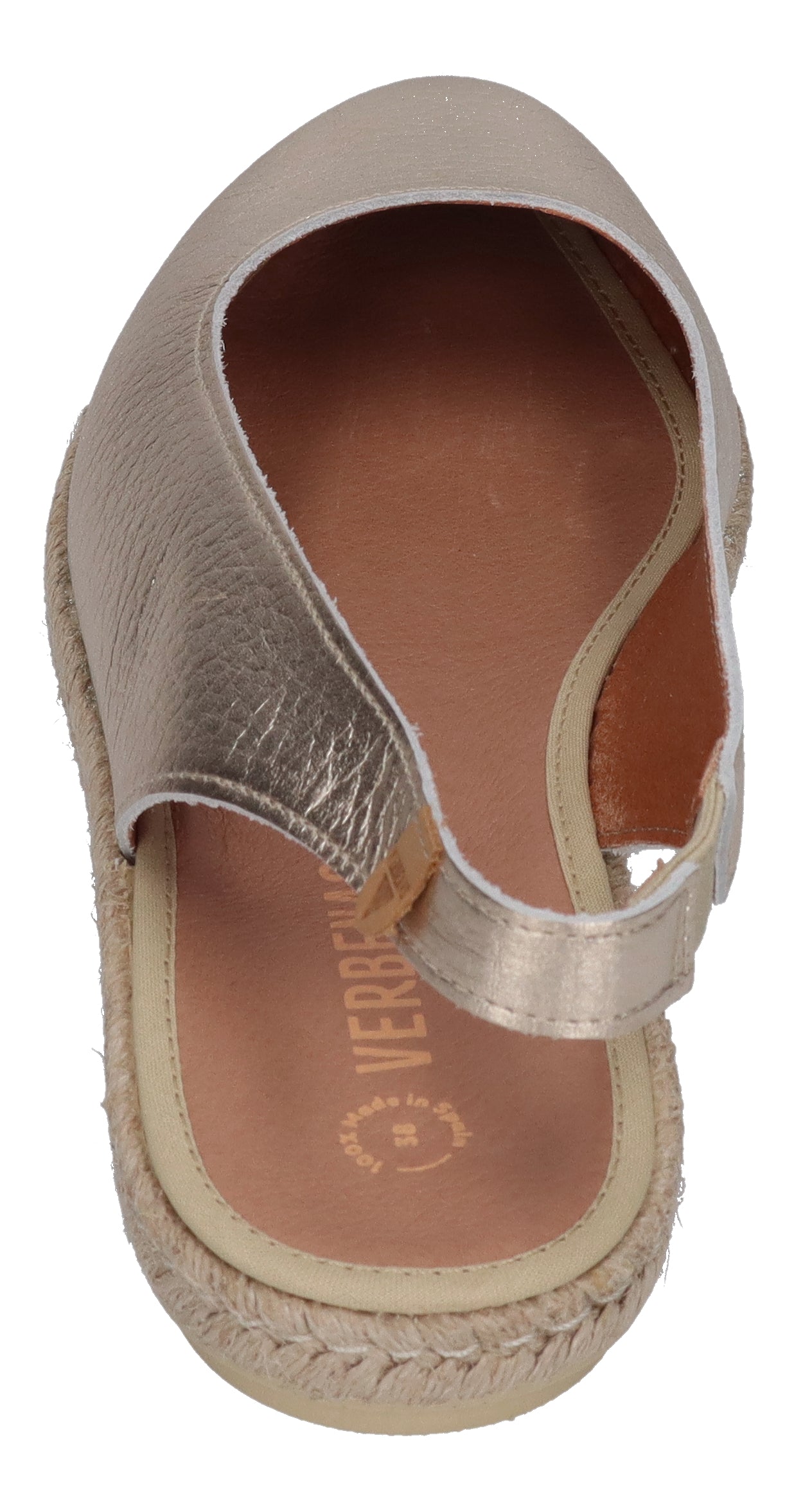 VERBENAS Damenschuhe Espadrilles KIARA nucleo metal - oro