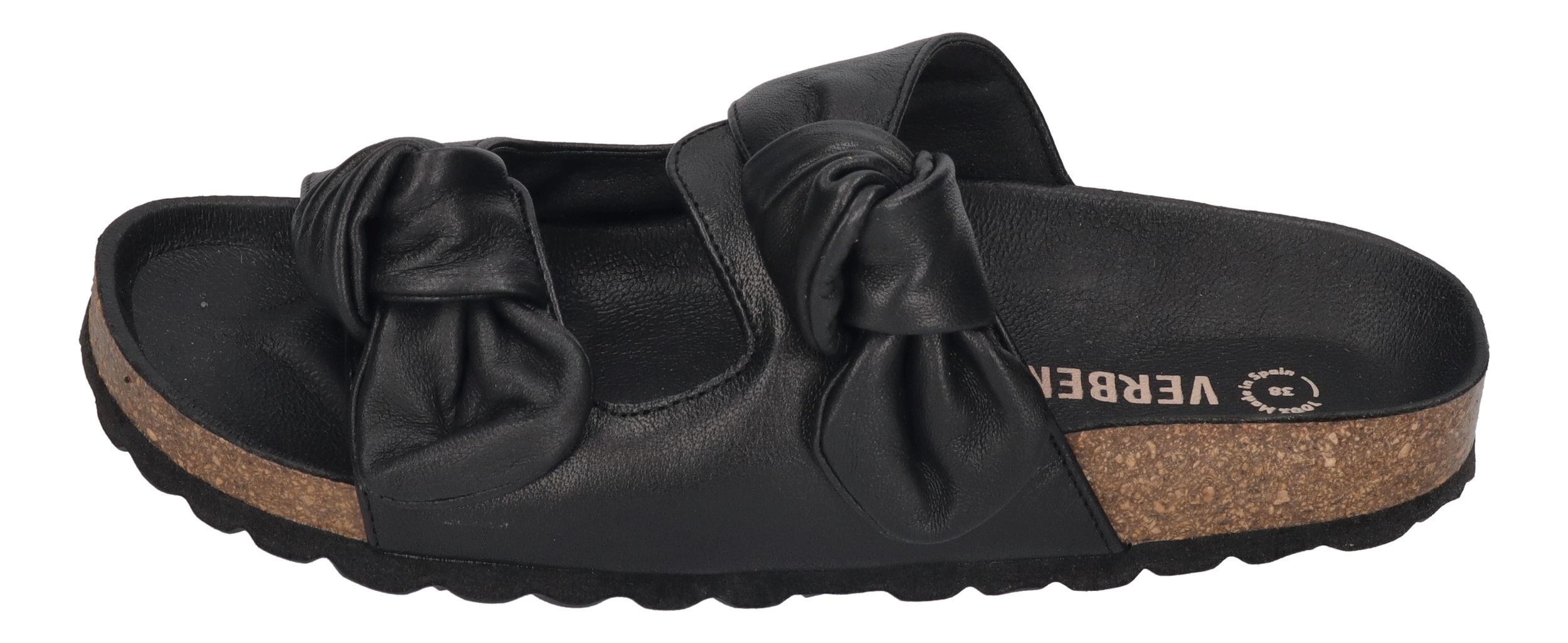 VERBENAS Damenschuhe Pantoletten RAIN ecobrush negro
