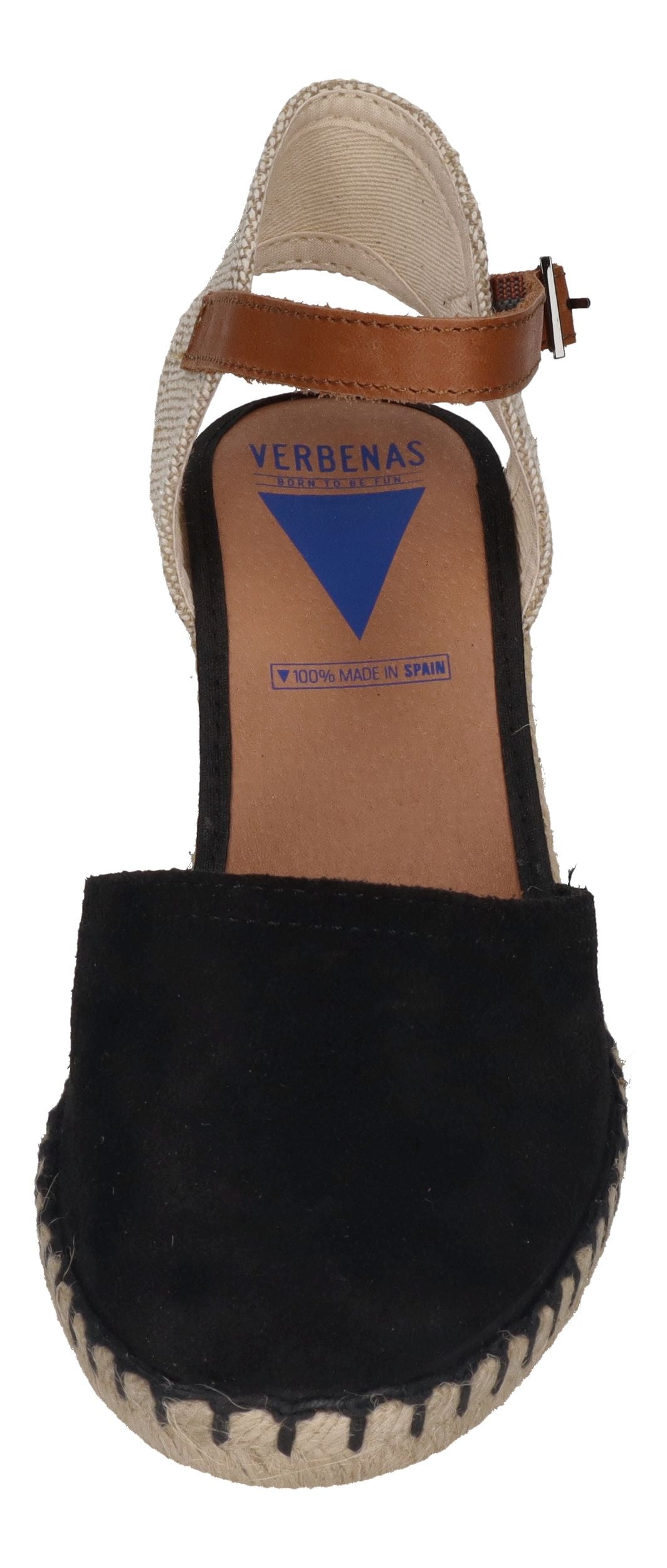 VERBENAS Damenschuhe Sandalette MALENA serraje - negro