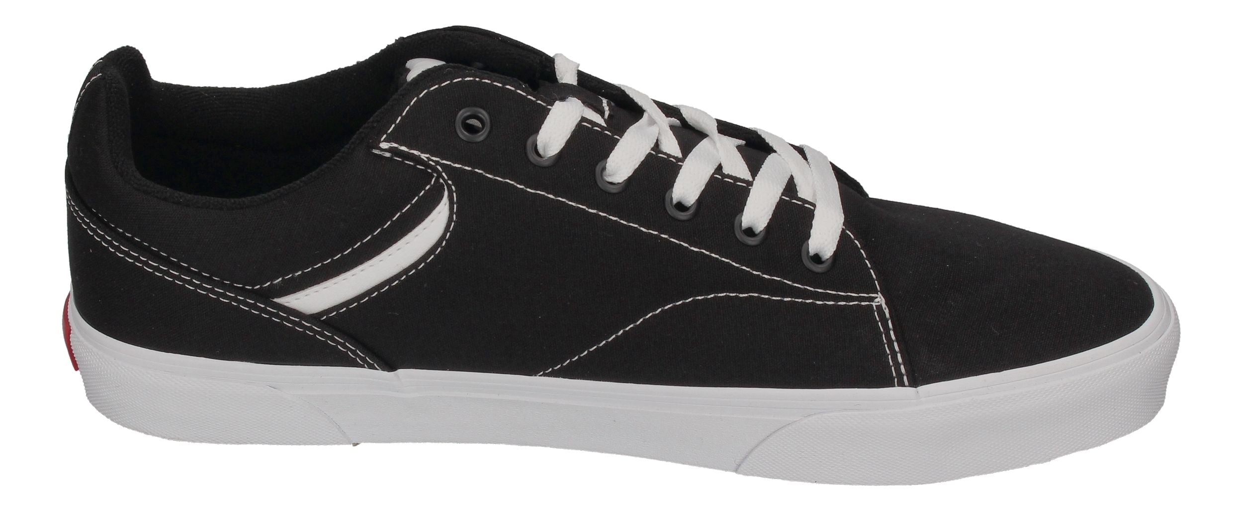 VANS in Übergrößen - Skater SELDAN CANVAS - black white-3