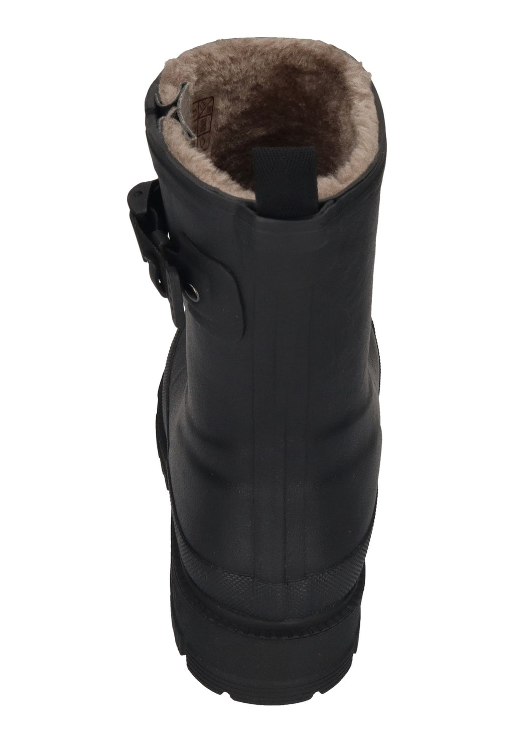 VERBENAS Damen Gummistiefel - LINA MATE COMBI FUR - black