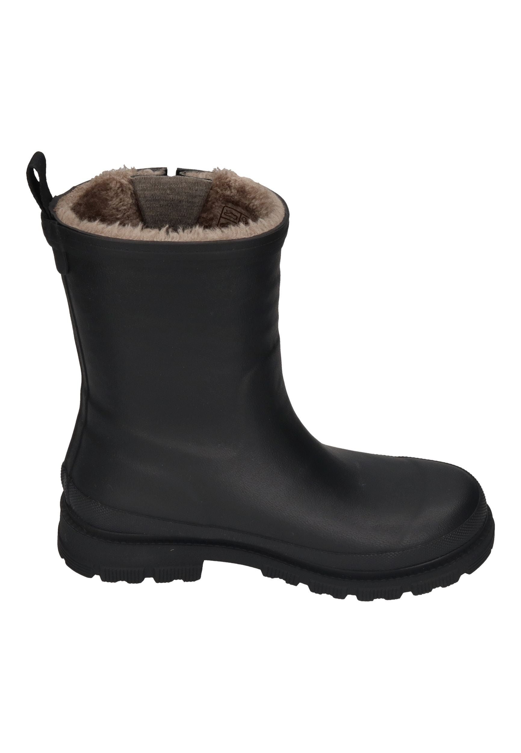 VERBENAS Damen Gummistiefel - LINA MATE COMBI FUR - black