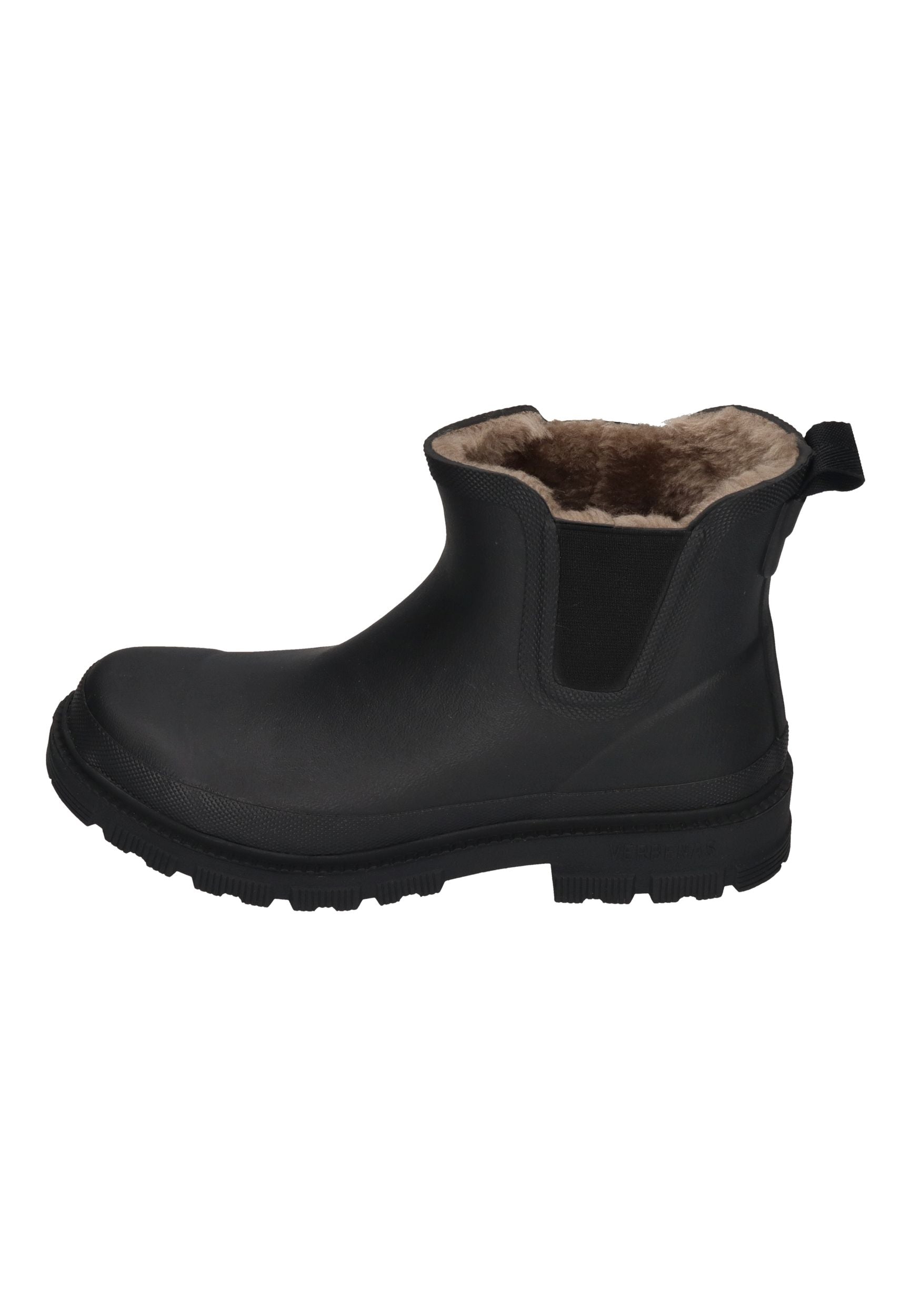 VERBENAS Damen Gummistiefel - LUA MATE COMBI FUR - black