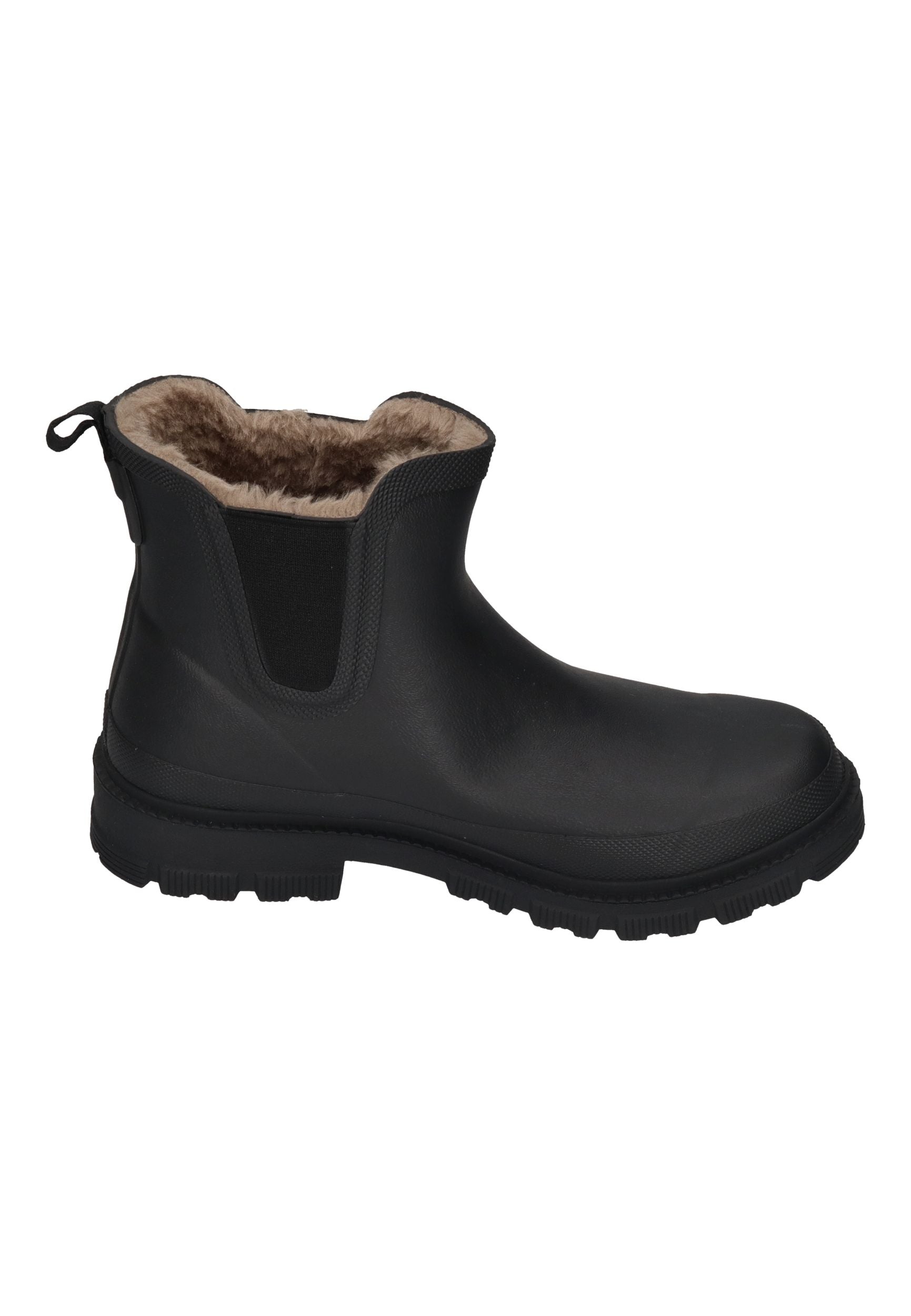 VERBENAS Damen Gummistiefel - LUA MATE COMBI FUR - black