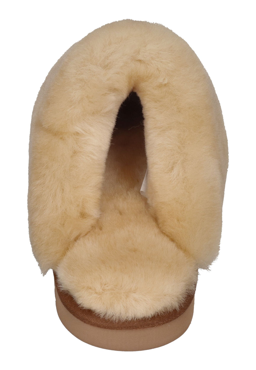 WARMBAT Damenschuhe Hausschuhe FLURRY SUEDE TAPE cognac